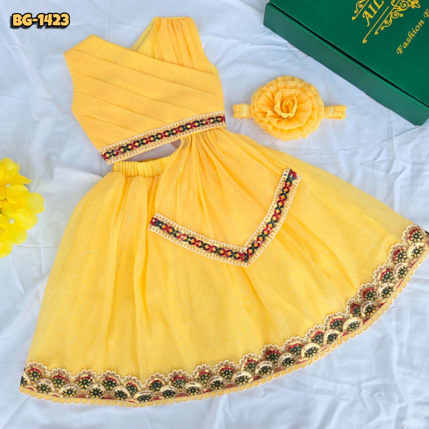 Baby girl Tops & Skirt Set-code-BG-1423