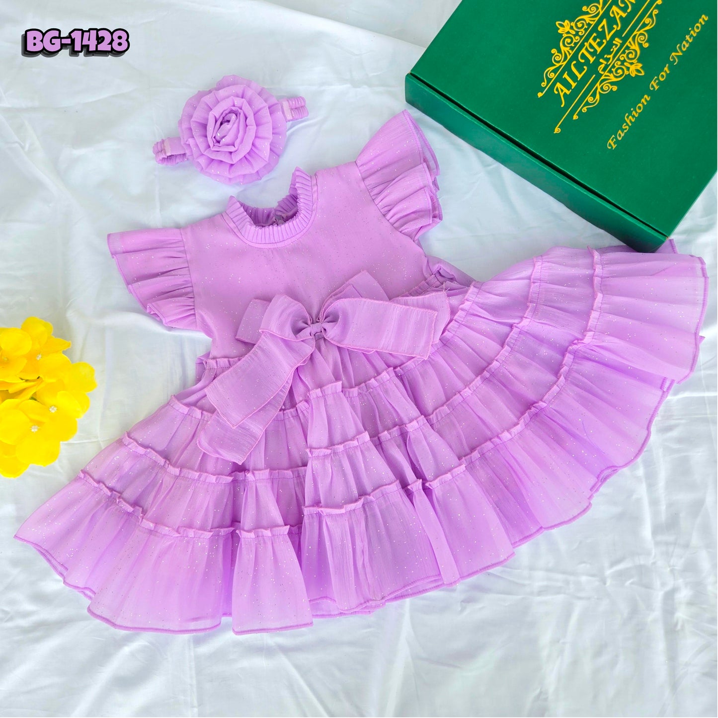 Baby girls Party Dress-code-BG-1426