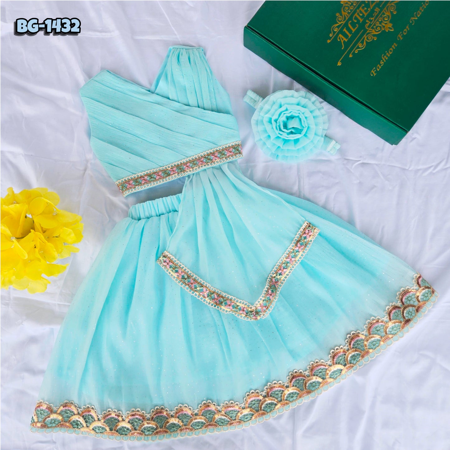 Baby girl Tops & Skirt Set-code-BG-1423