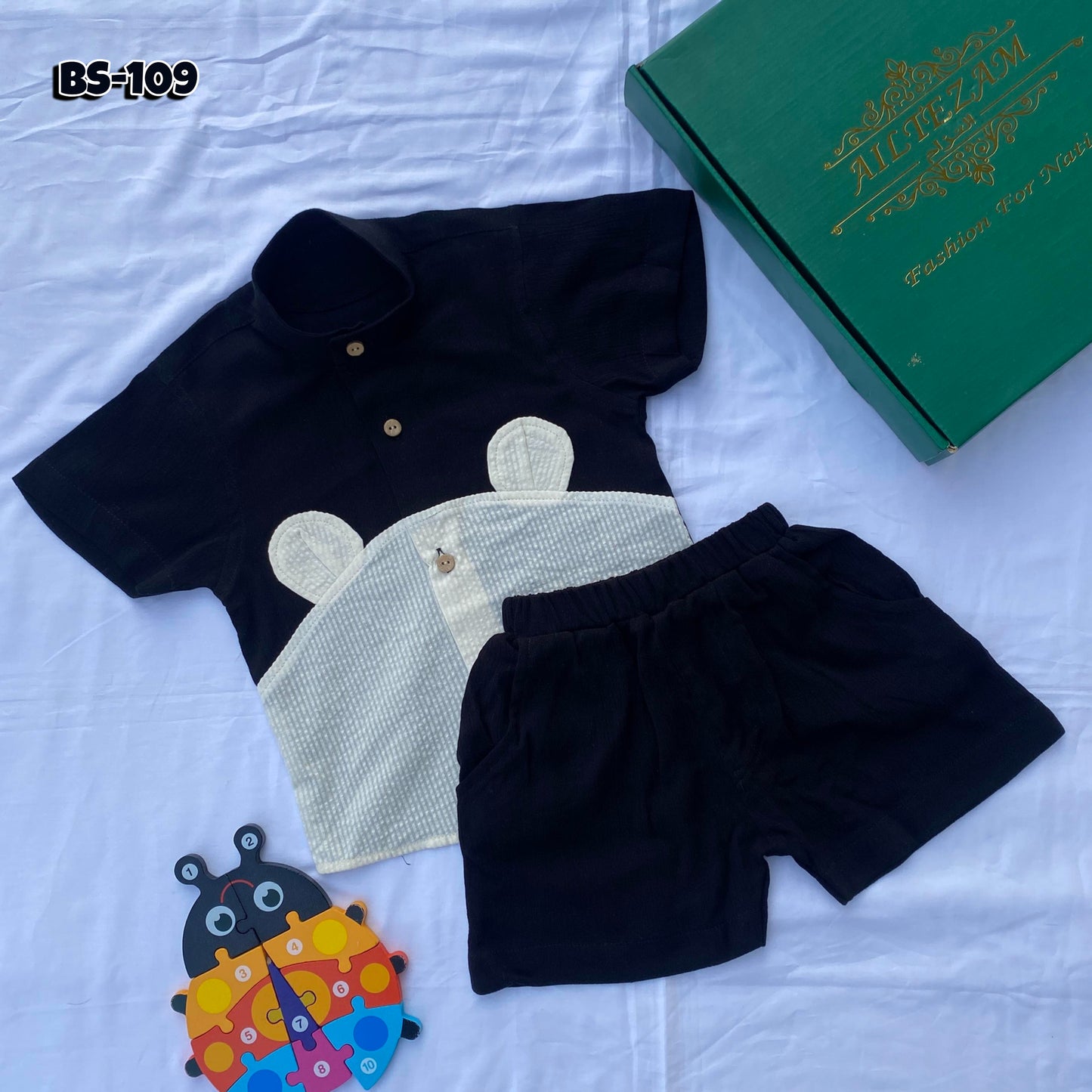 Boys Half Shirt & Pant Set-Code-BS-109