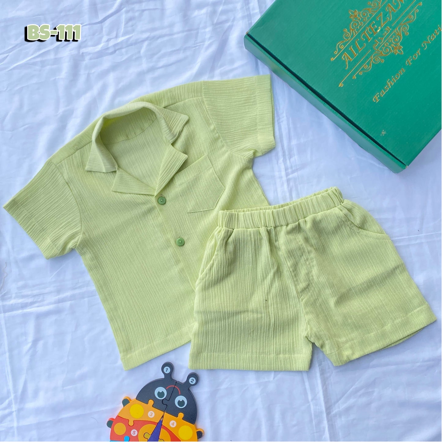 Boys Half Shirt & Pant Set-Code-BS-111