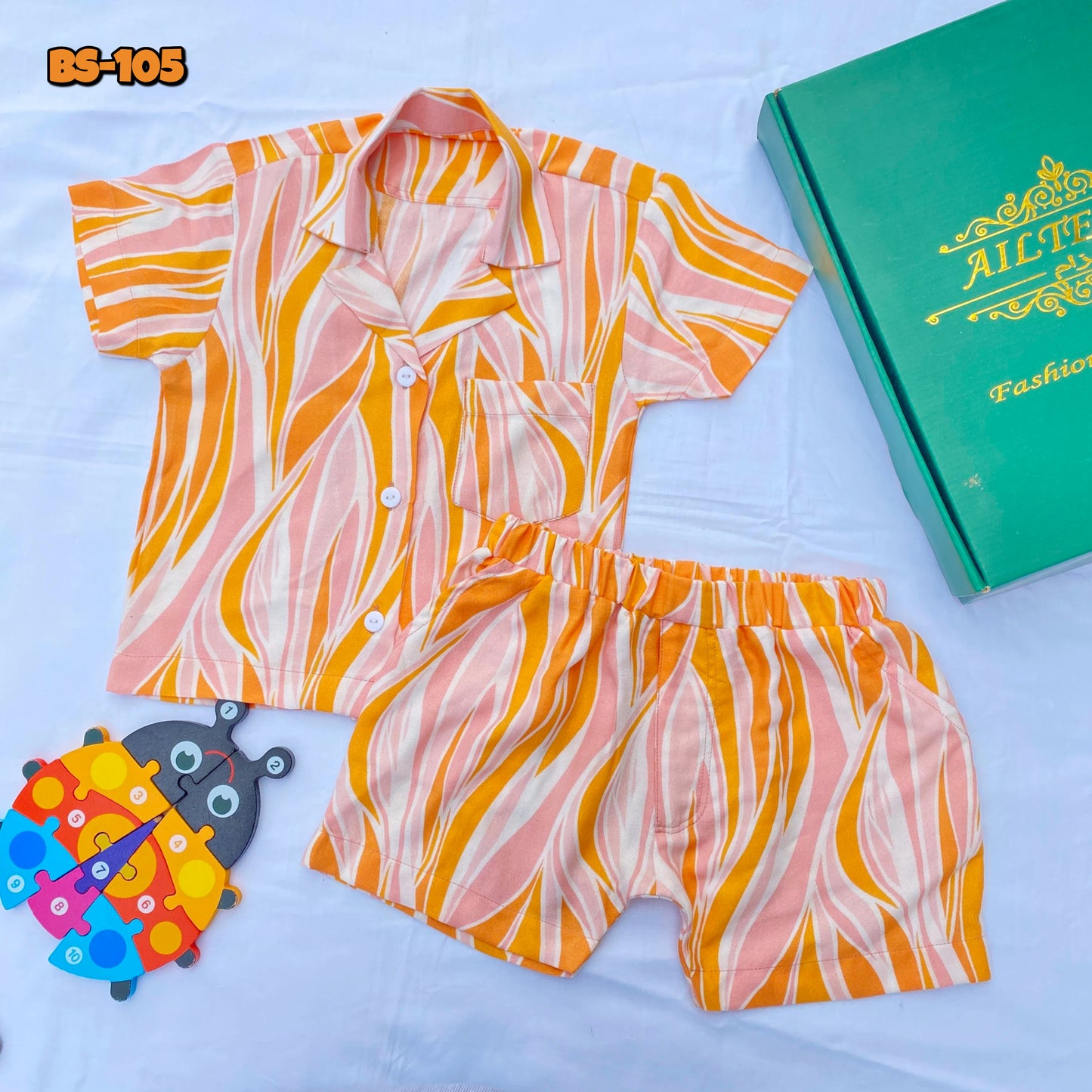 Boys Half Shirt & Pant Set-Code-BS-105
