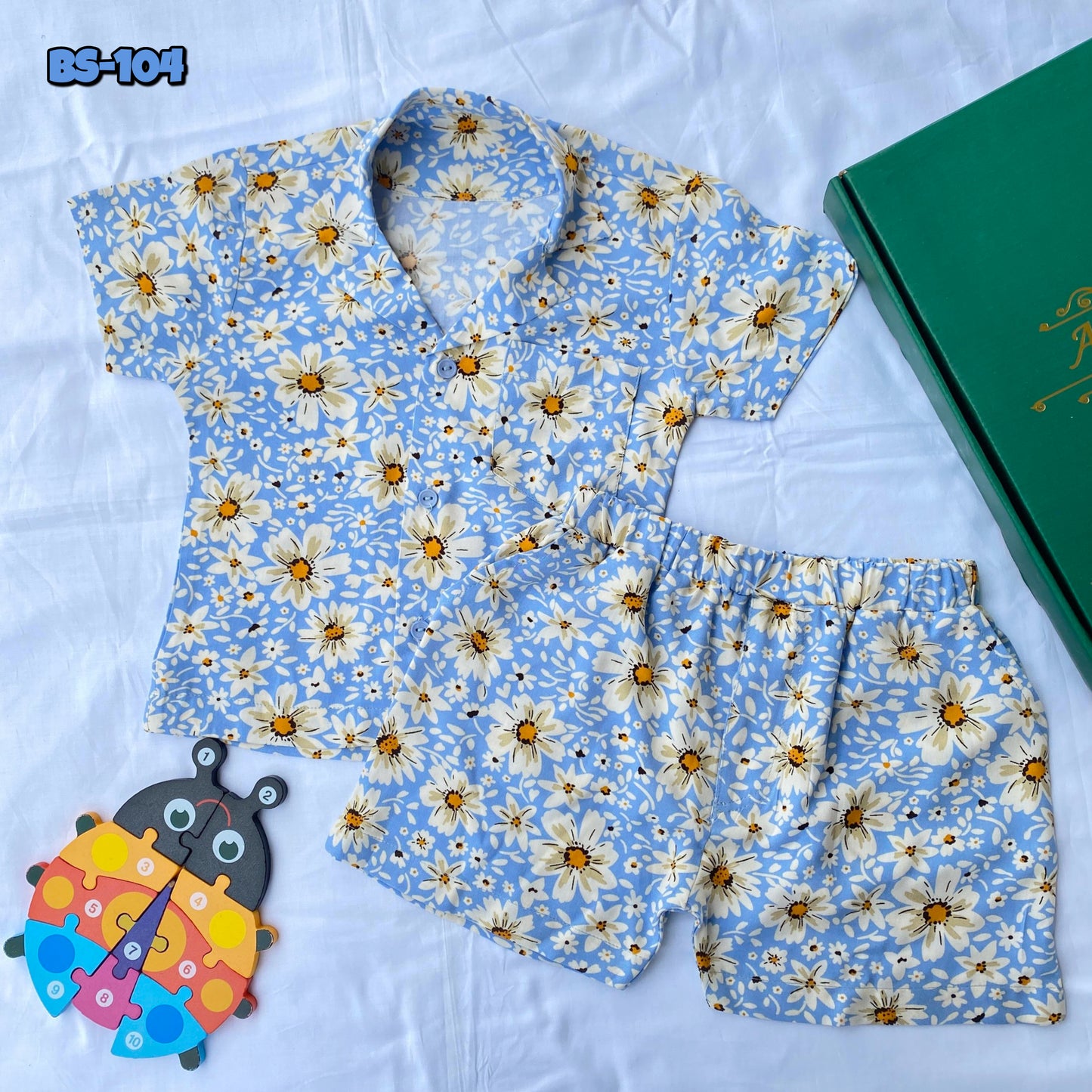 Boys Half Shirt & Pant Set-Code-BS-104