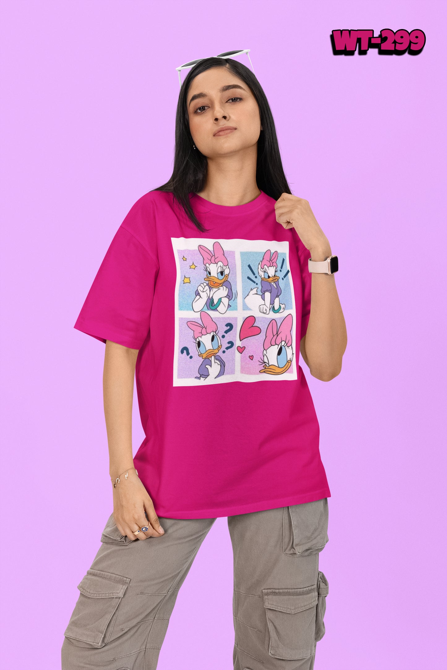 Drop Shoulder T-shirt For Women's Code-WT-299