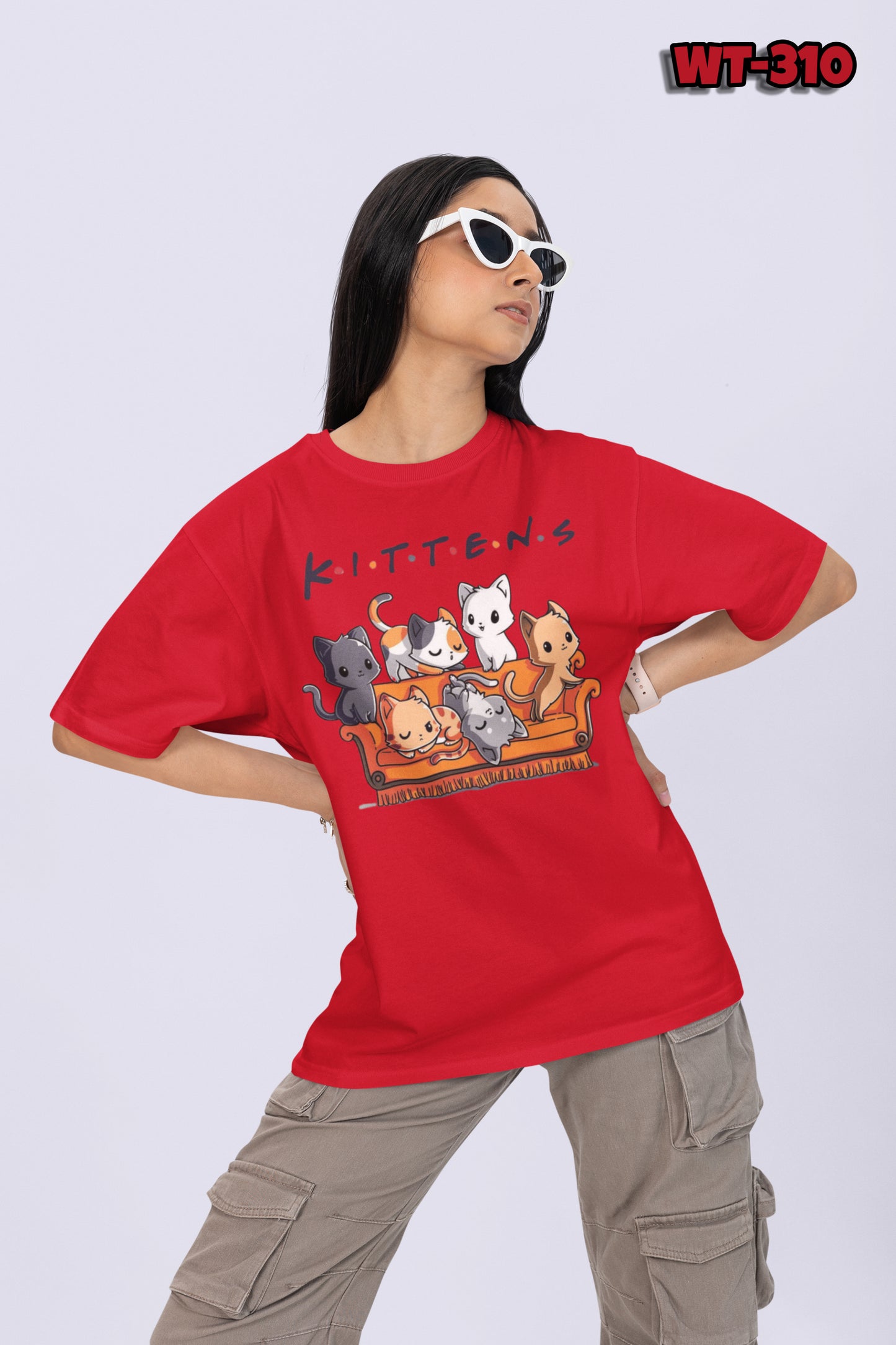 Drop Shoulder T-shirt For Women's Code-WT-310
