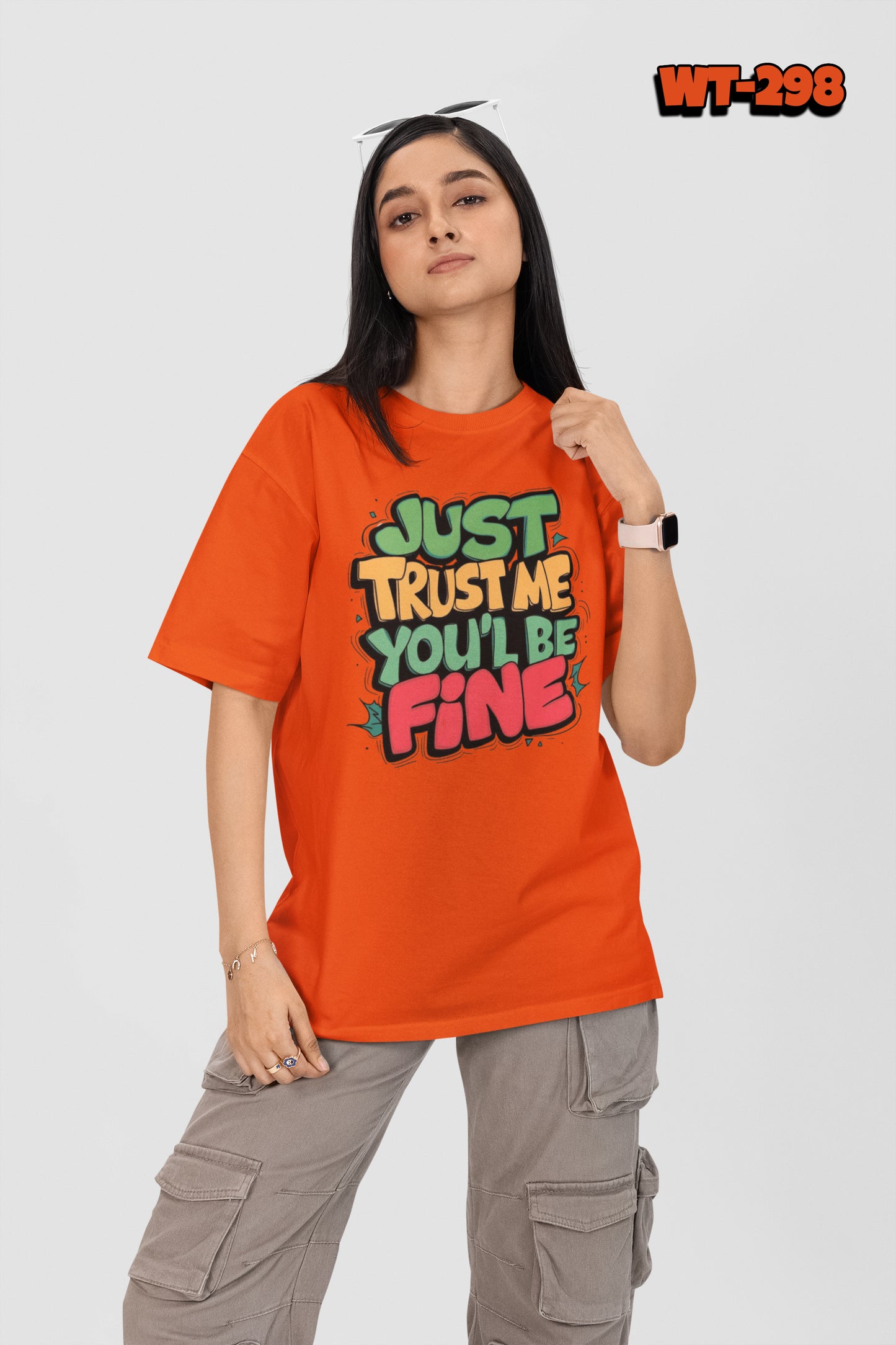 Drop Shoulder T-shirt For Women's Code-WT-301