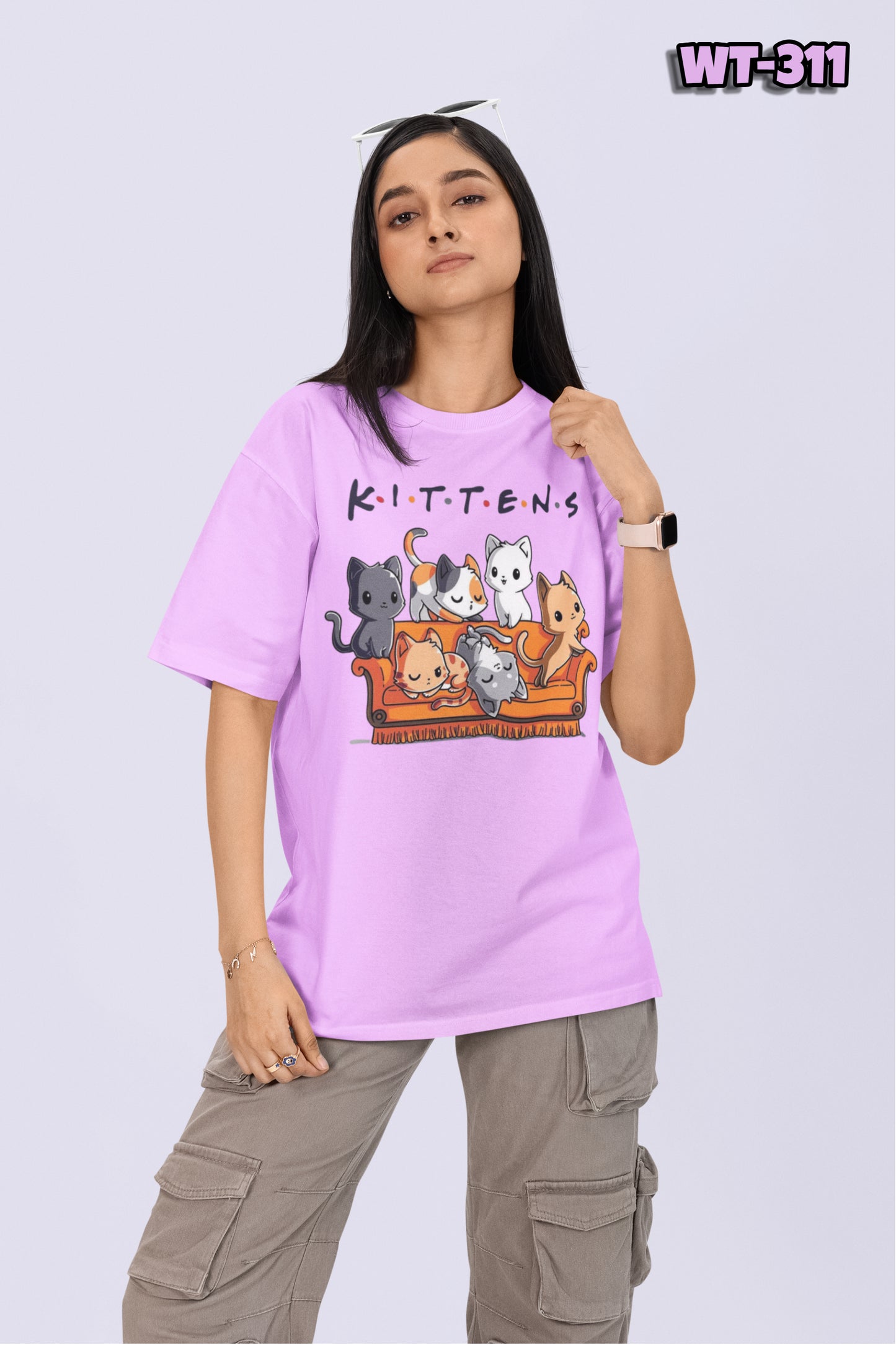 Drop Shoulder T-shirt For Women's Code-WT-310