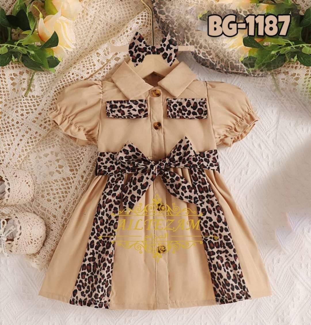 Baby girls summer frock code 1187