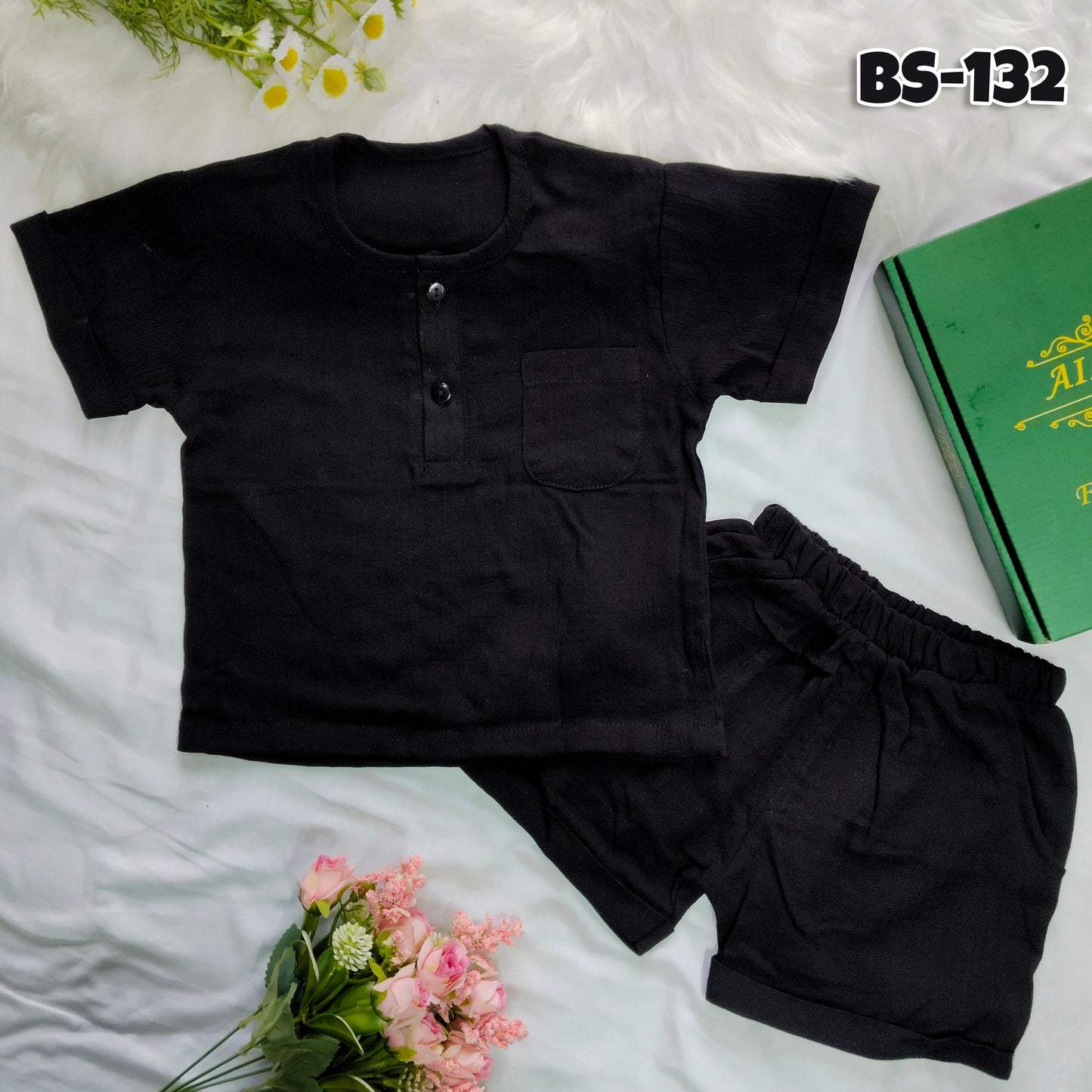 Boys Half Shirt & Pant Set-Code-BS-133