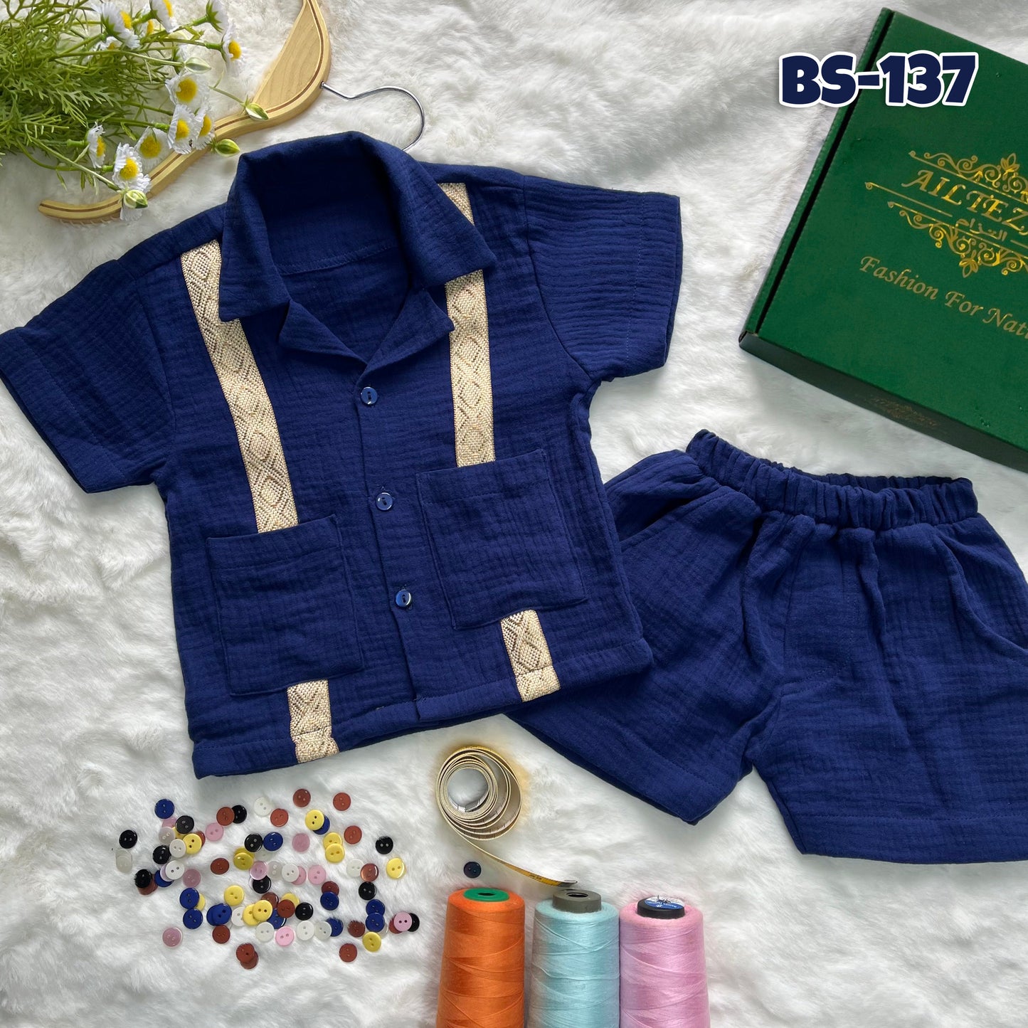 Boys Shirt & Pant Set-Code-BS-135