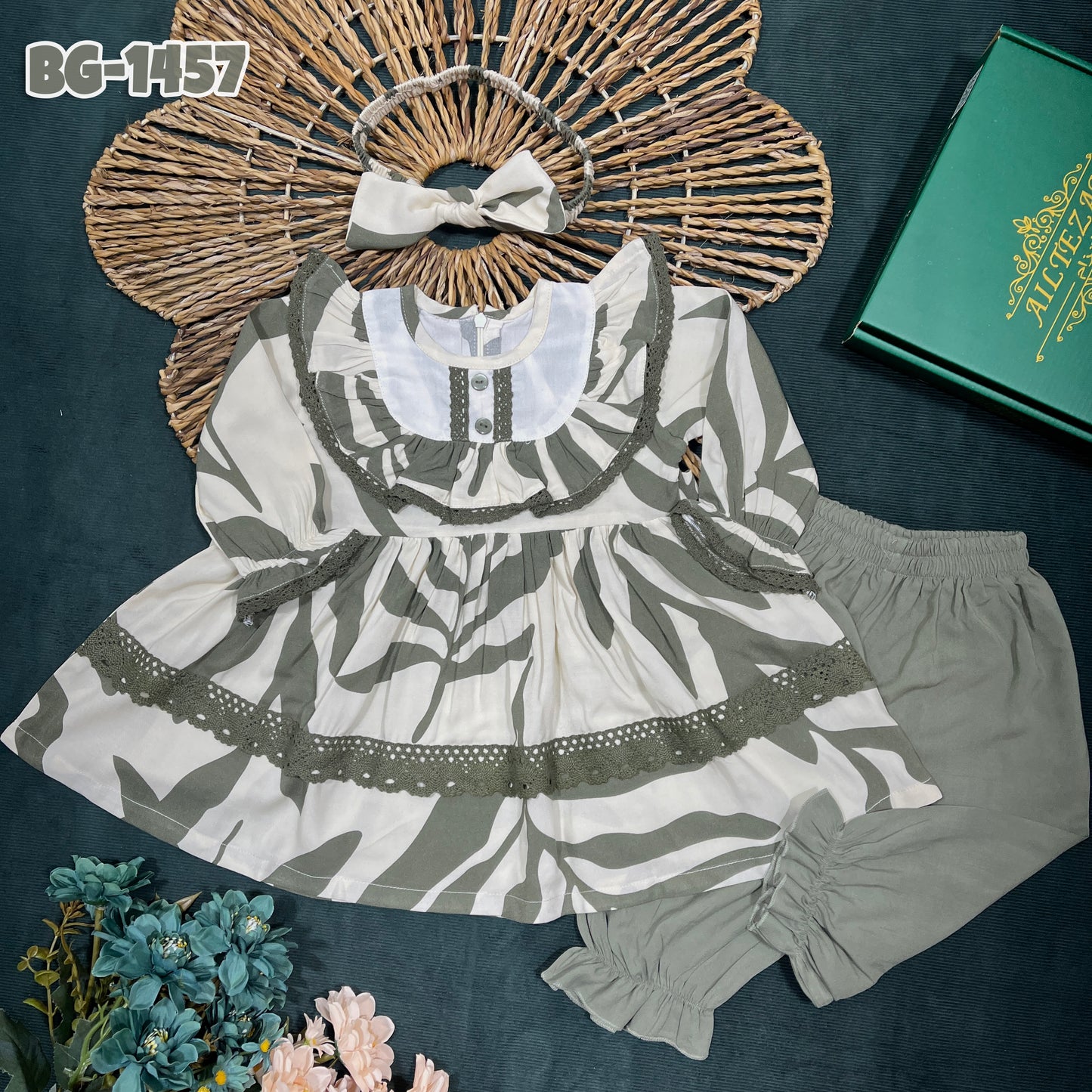 Baby girls full sleeve frock BG-1457