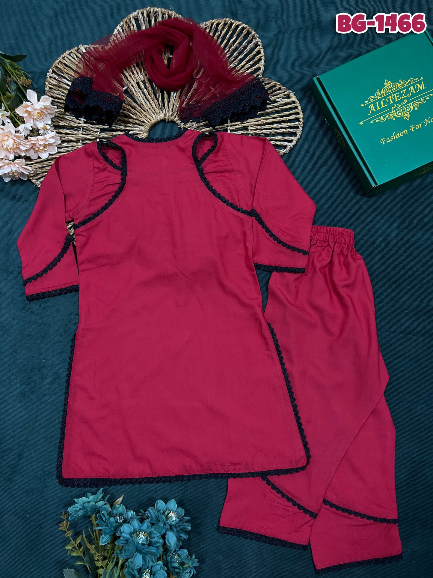 Baby girls full sleeve 3-Peice set BG-1466