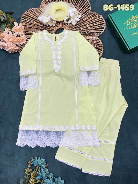 Baby girls full sleeve 3-Peice set BG-1459