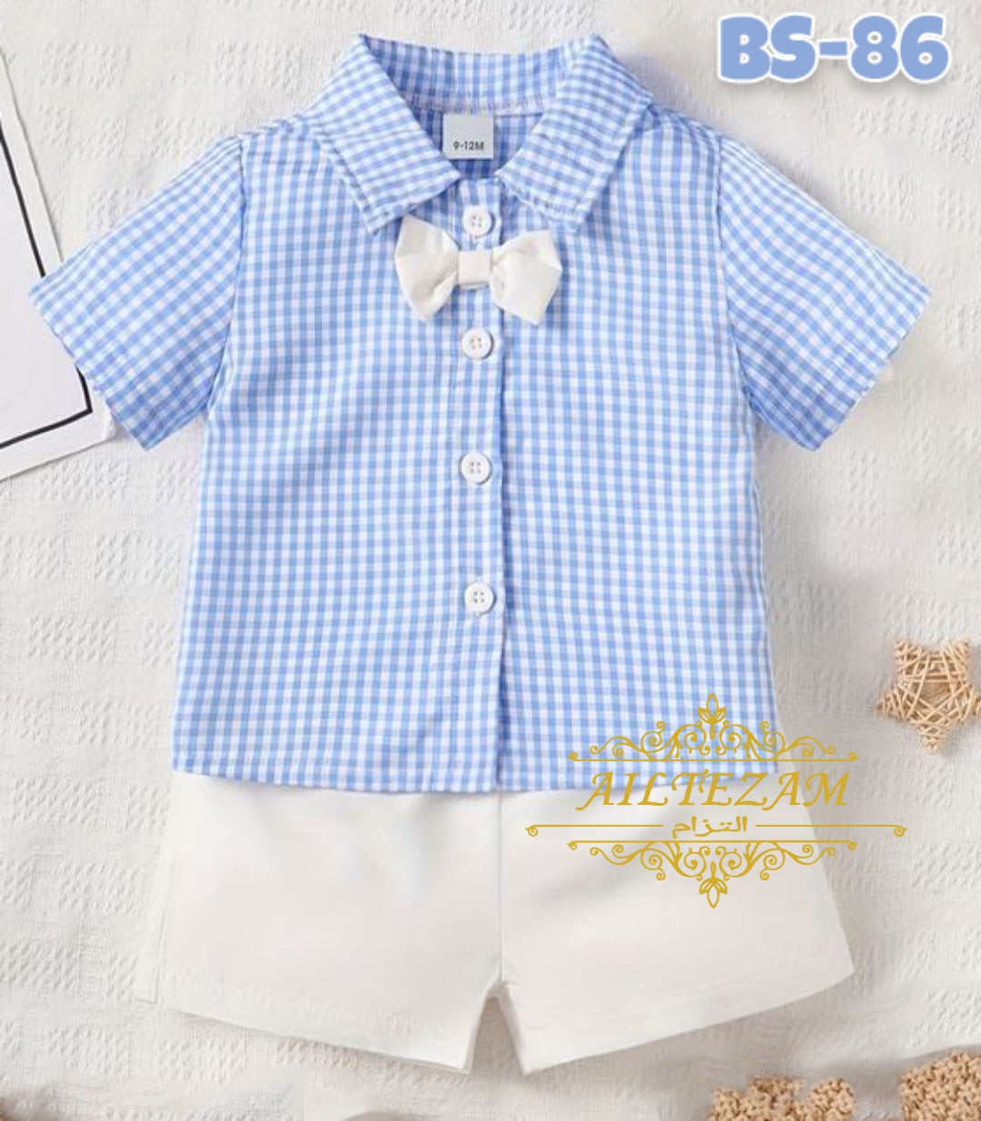 Boys Half Shirt & Pant Set-Code-BS-86