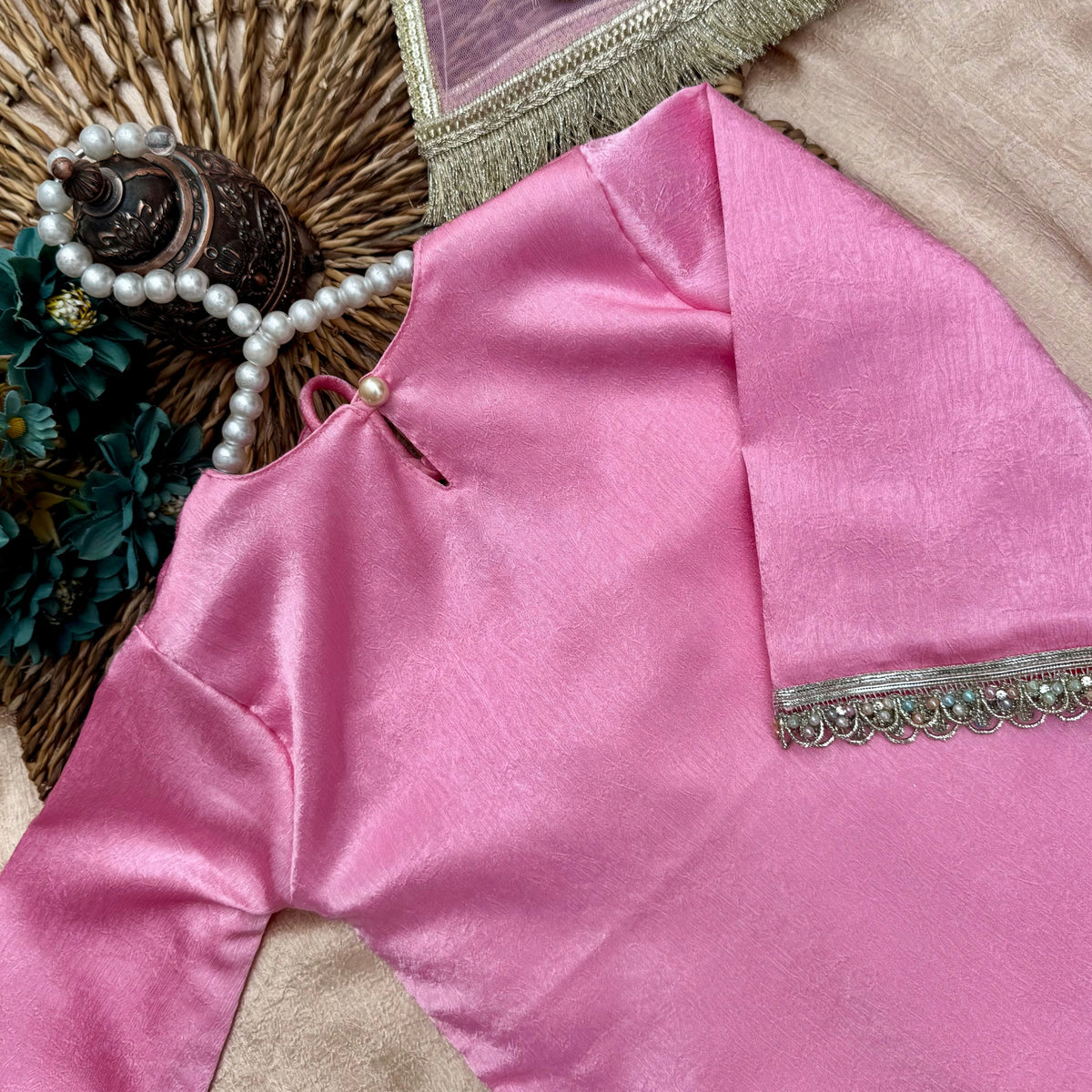 Pink Royal Sharara Set BG-1694