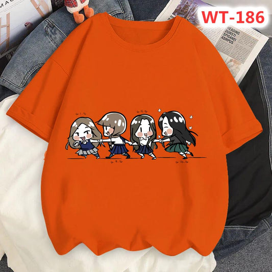 Drop Shoulder T-shirt For Women's Code-WT-186