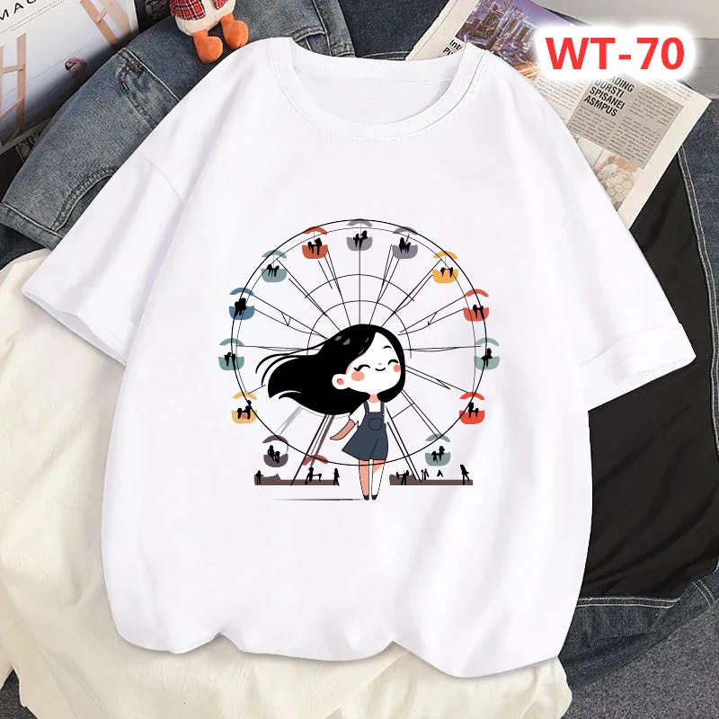 Drop Shoulder T-shirt For Women's Code-WT-65