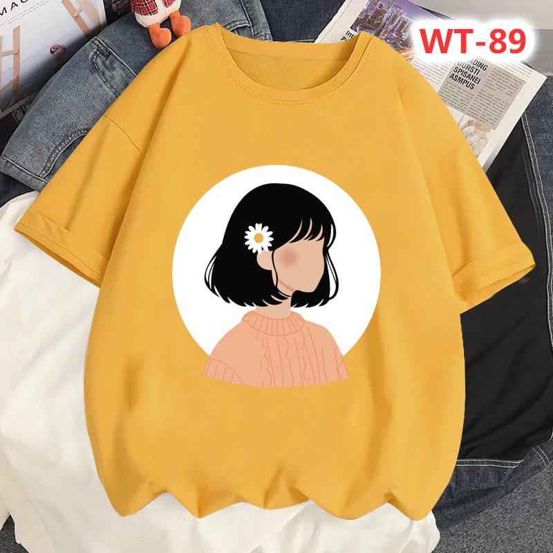 Drop Shoulder T-shirt For Women's Code-WT-85