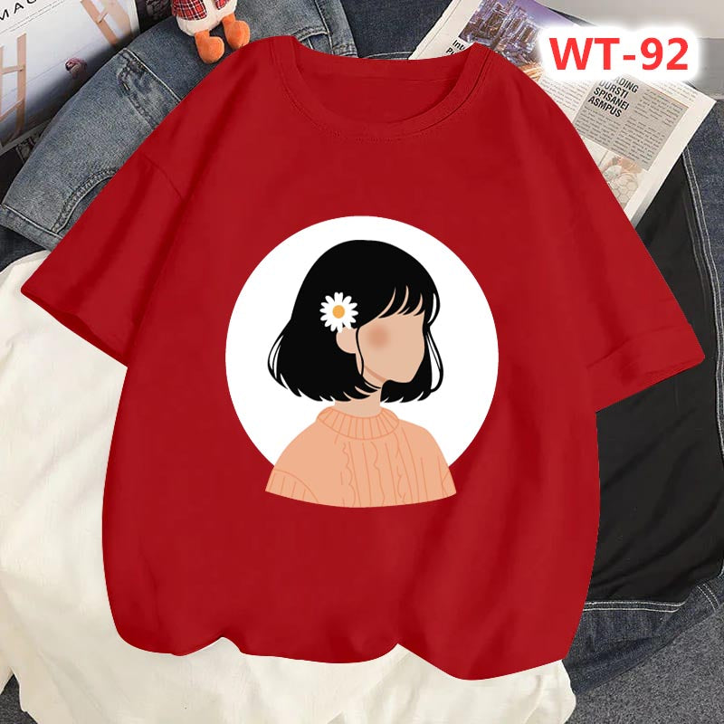 Drop Shoulder T-shirt For Women's Code-WT-85