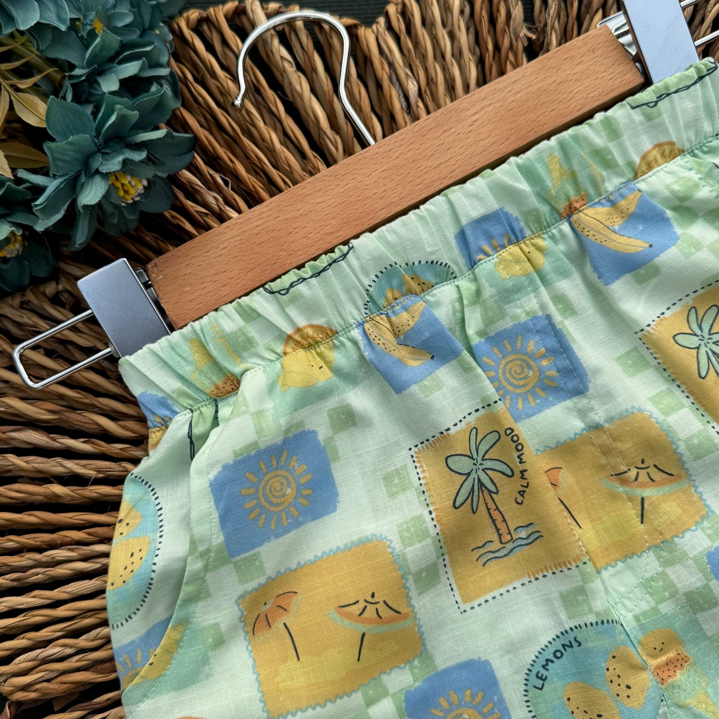 Vacation Stamp Summer Shirt & Pant Set BS-179