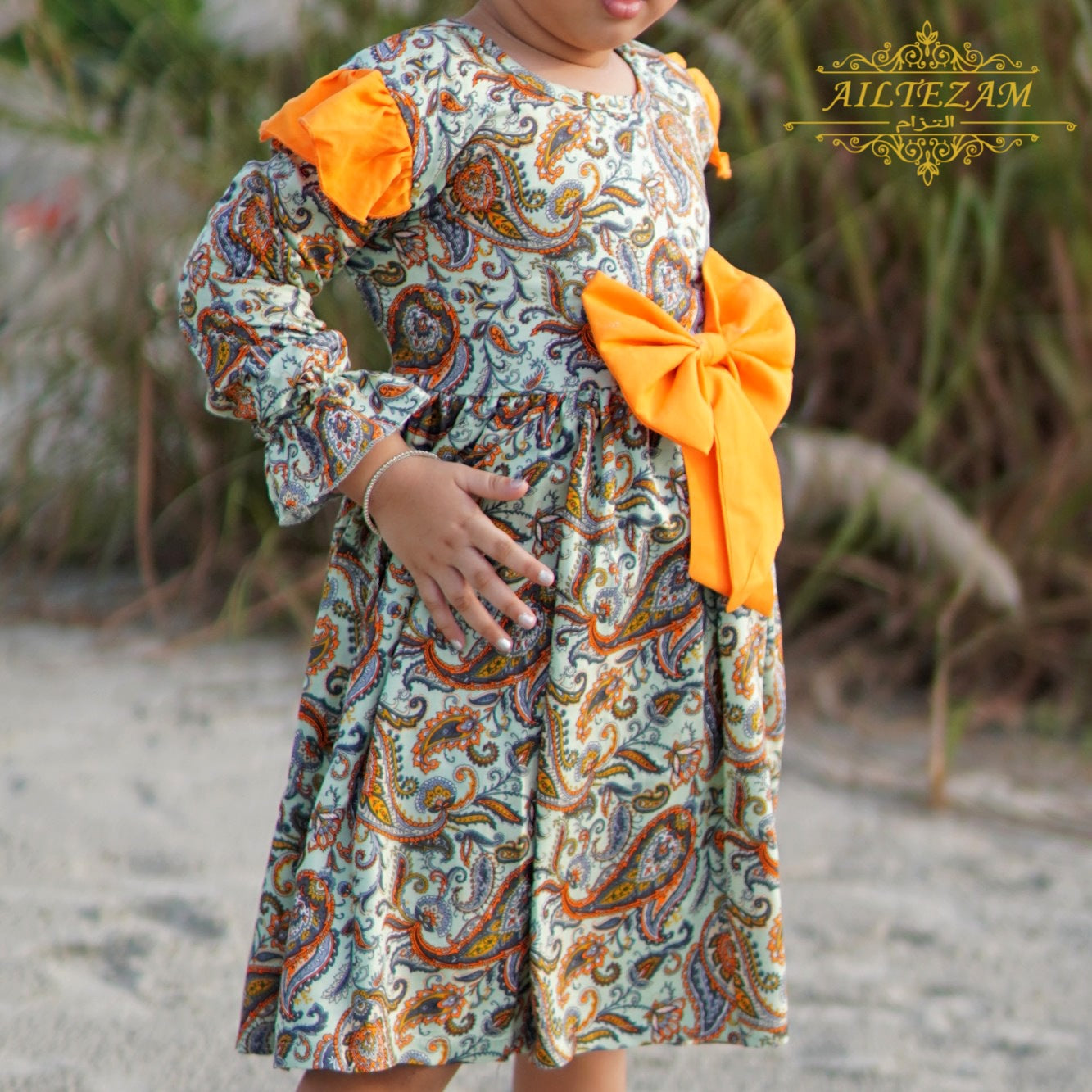 Baby girls winter frock-code-1371