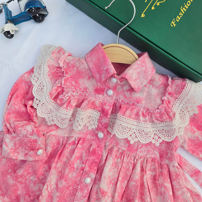 Baby girls full sleeve frock Code-BG-1369