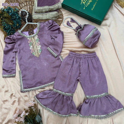 Amethyst Princess Sharara Set BG-1698