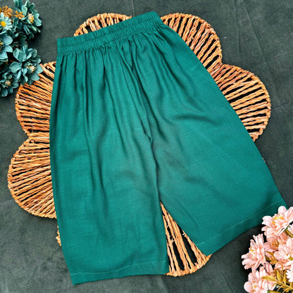 Green Ethnic Bloom Co-ord Set-BG-1682