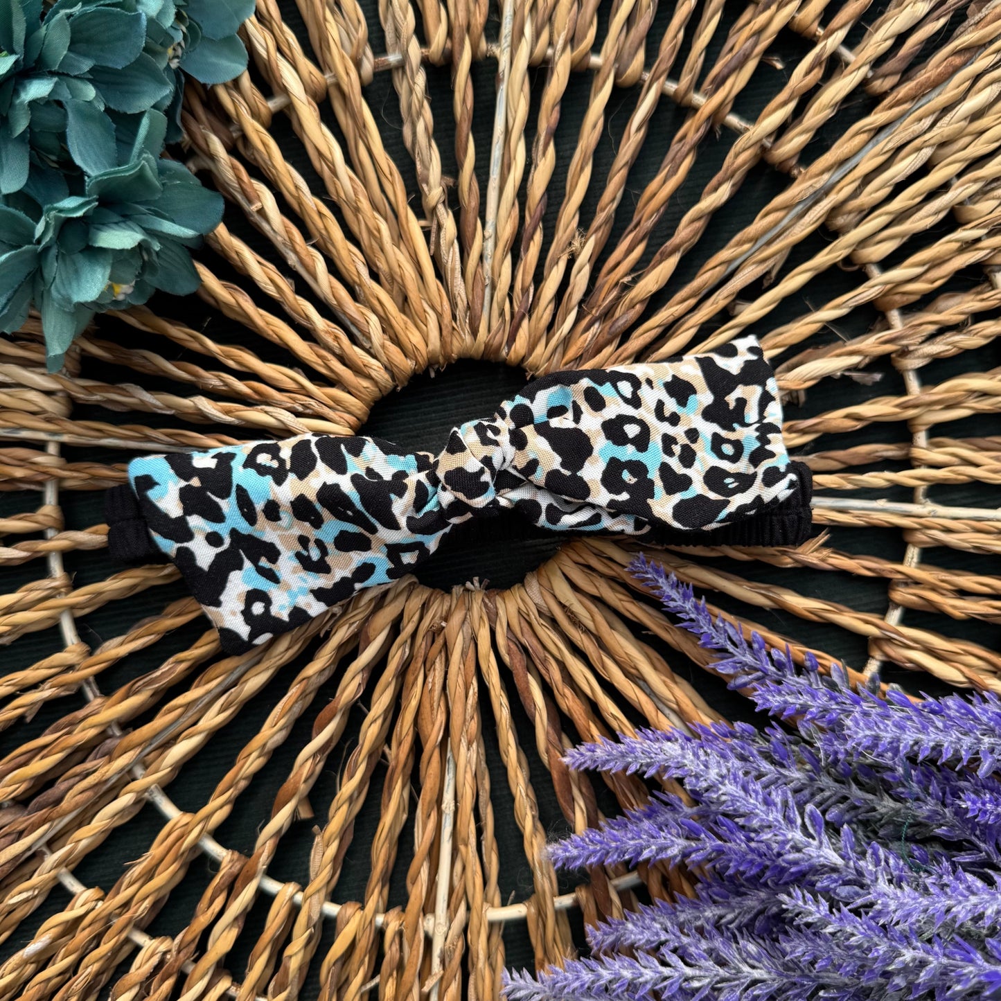 Midnight Leopard Ribbon Set-BG-1666