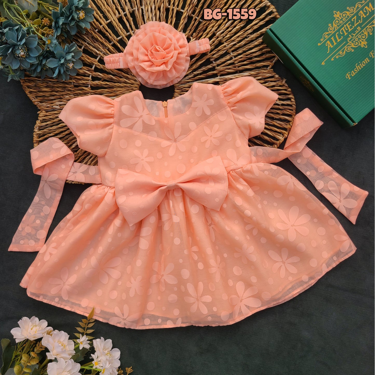 The Garden Party Peplum Frock BG-1559