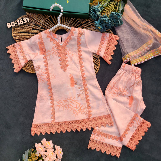 Ethnic Peach Blossom 3-Peice Set Code-1631
