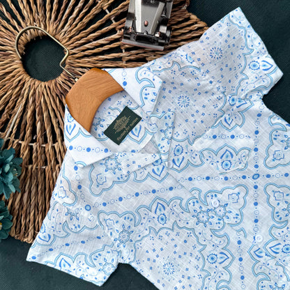 Blue Mandala Summer Shirt & Pant Set BS-170