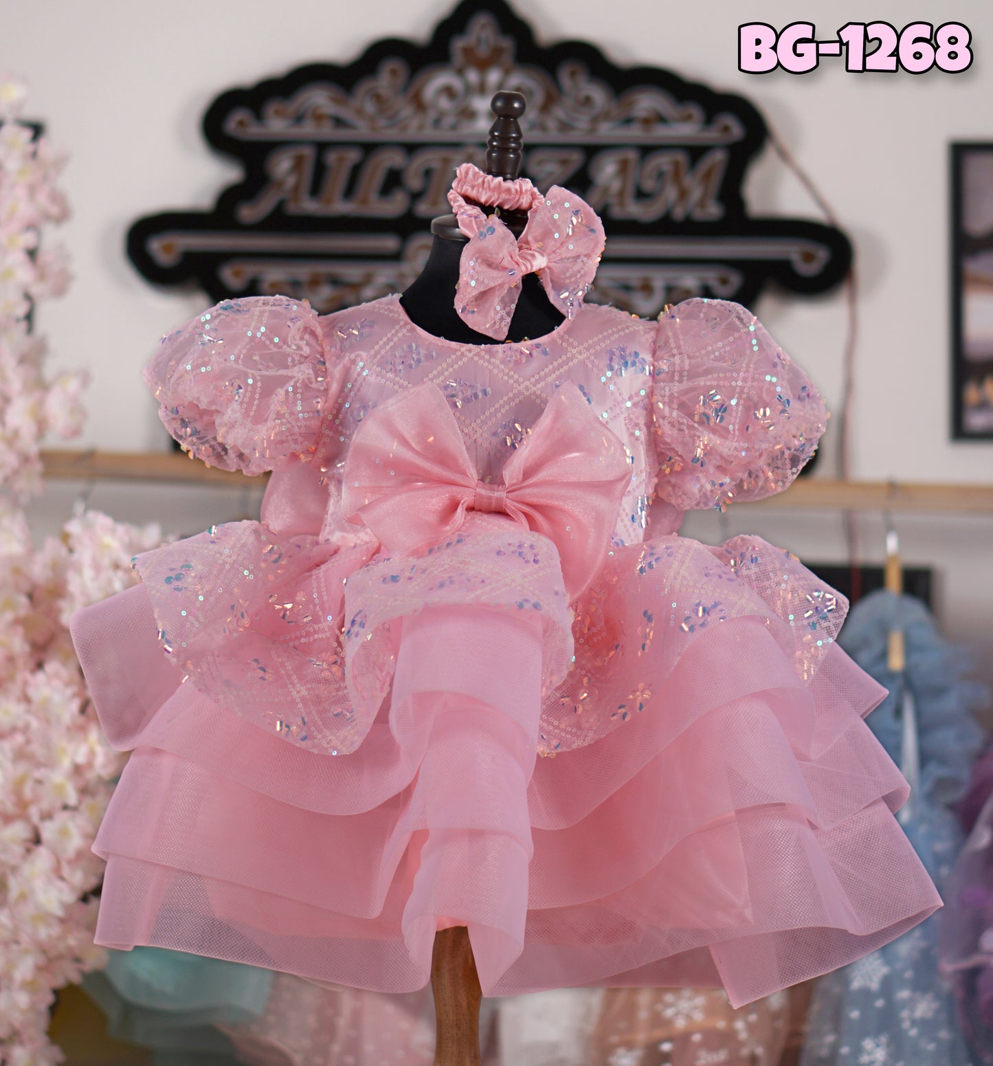 Baby girls Party Dress-code-1268