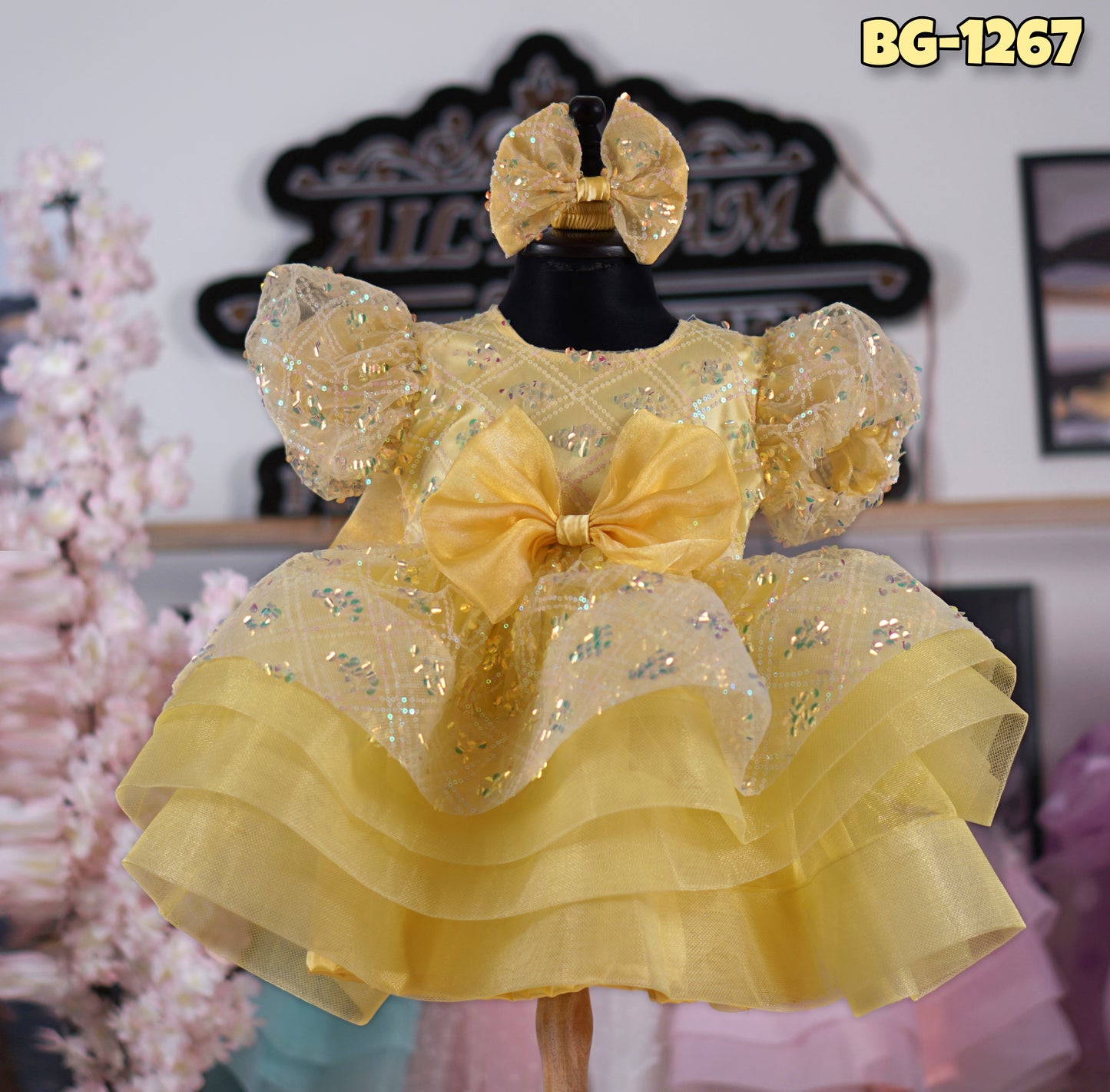 Baby girls Party Dress-code-1268