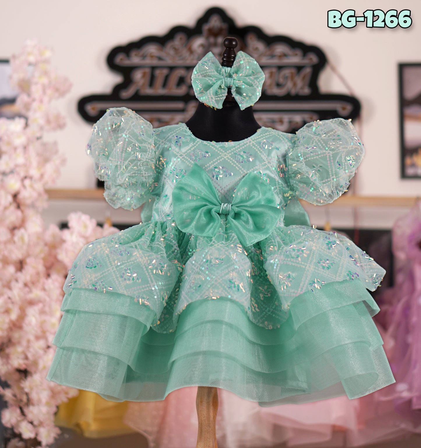 Baby girls Party Dress-code-1268