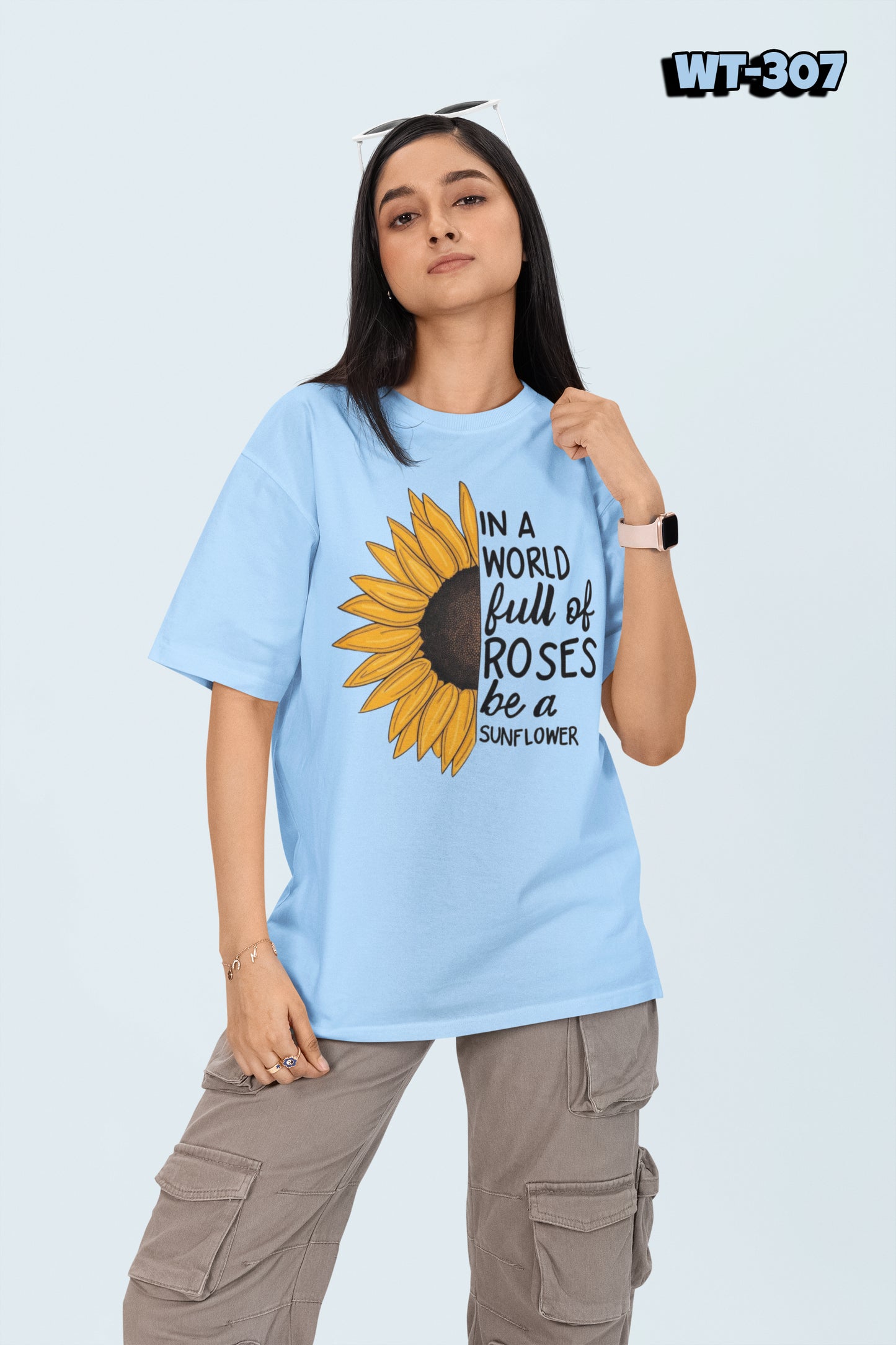 Drop Shoulder T-shirt For Women's Code-WT-307
