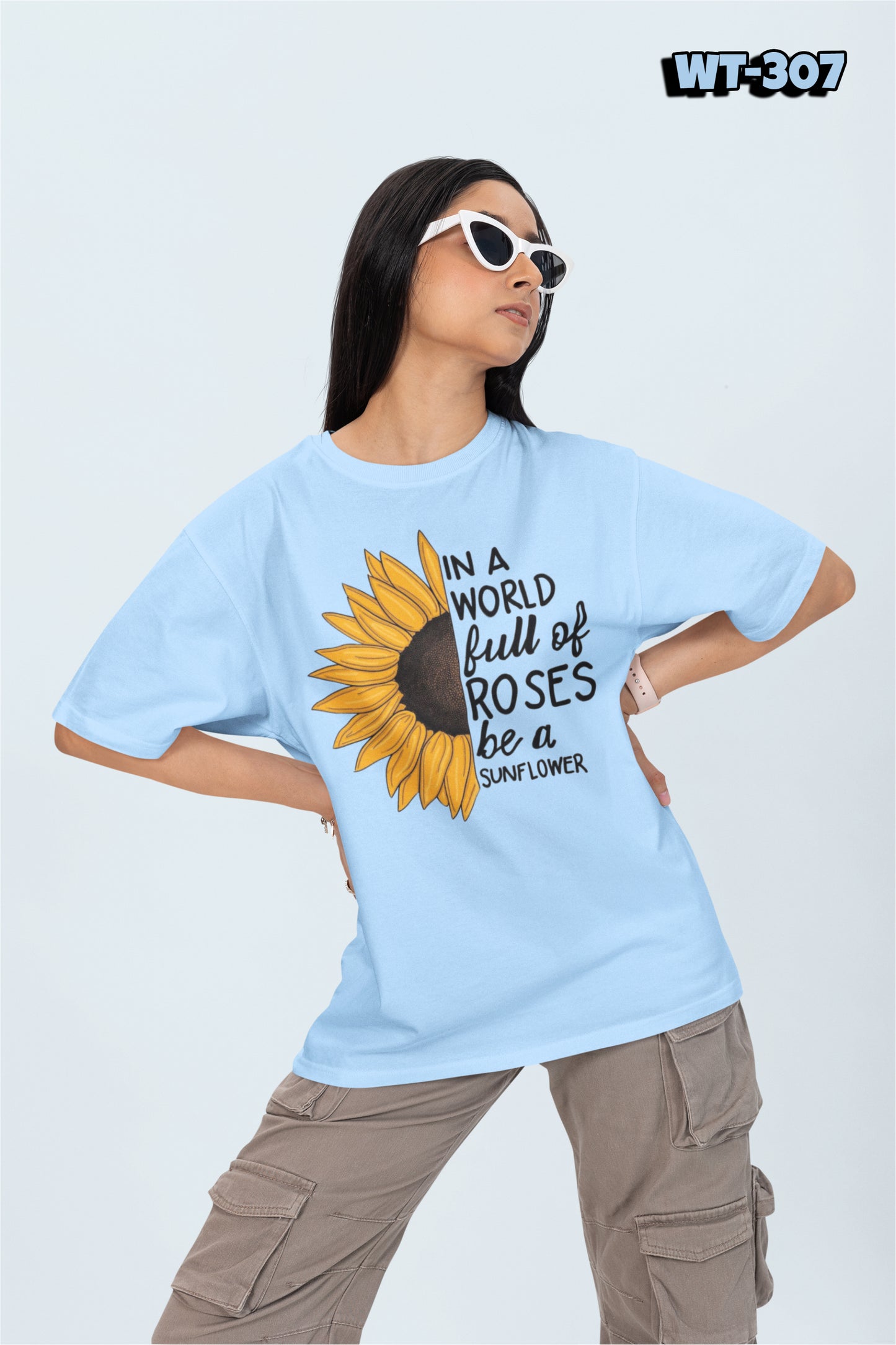 Drop Shoulder T-shirt For Women's Code-WT-307