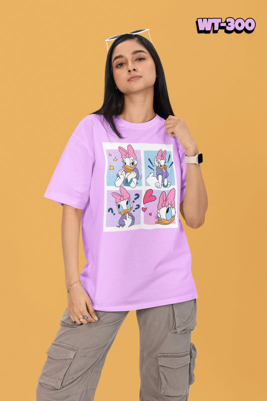 Drop Shoulder T-shirt For Women's Code-WT-300