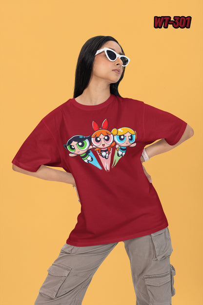 Drop Shoulder T-shirt For Women's Code-WT-301