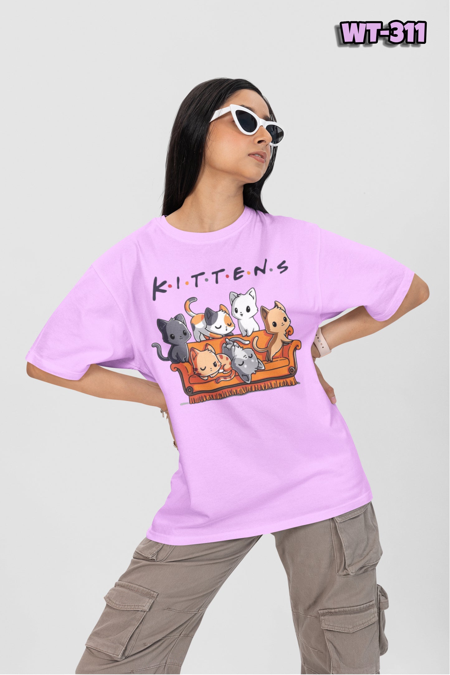 Drop Shoulder T-shirt For Women's Code-WT-310