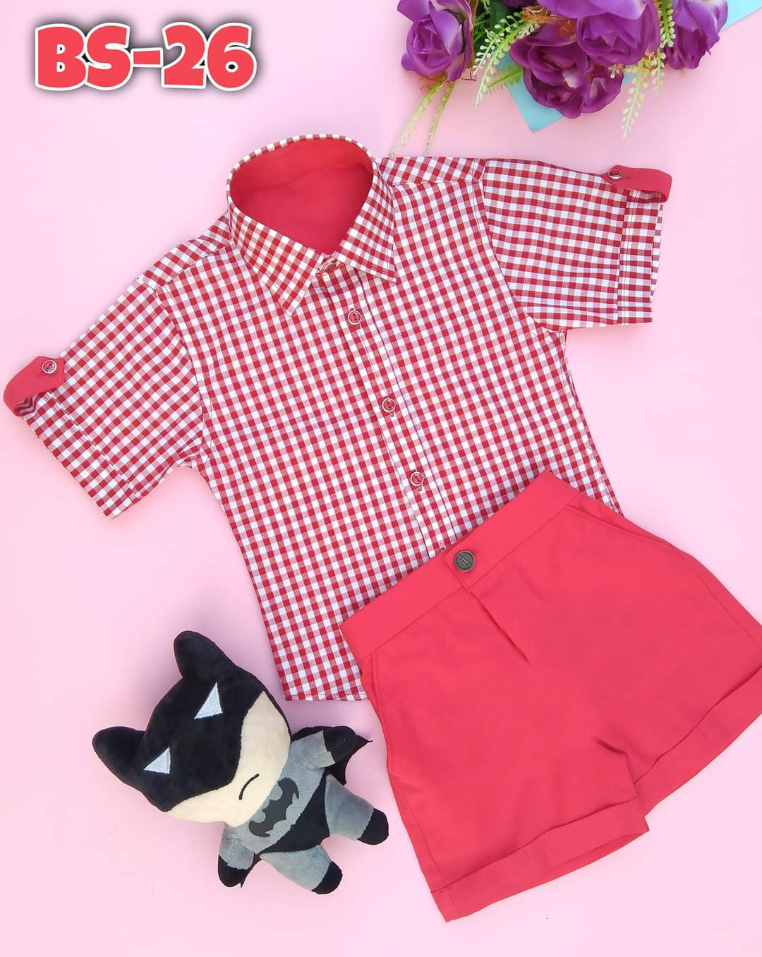 Boys Half Shirt & Pant Set-Code-26