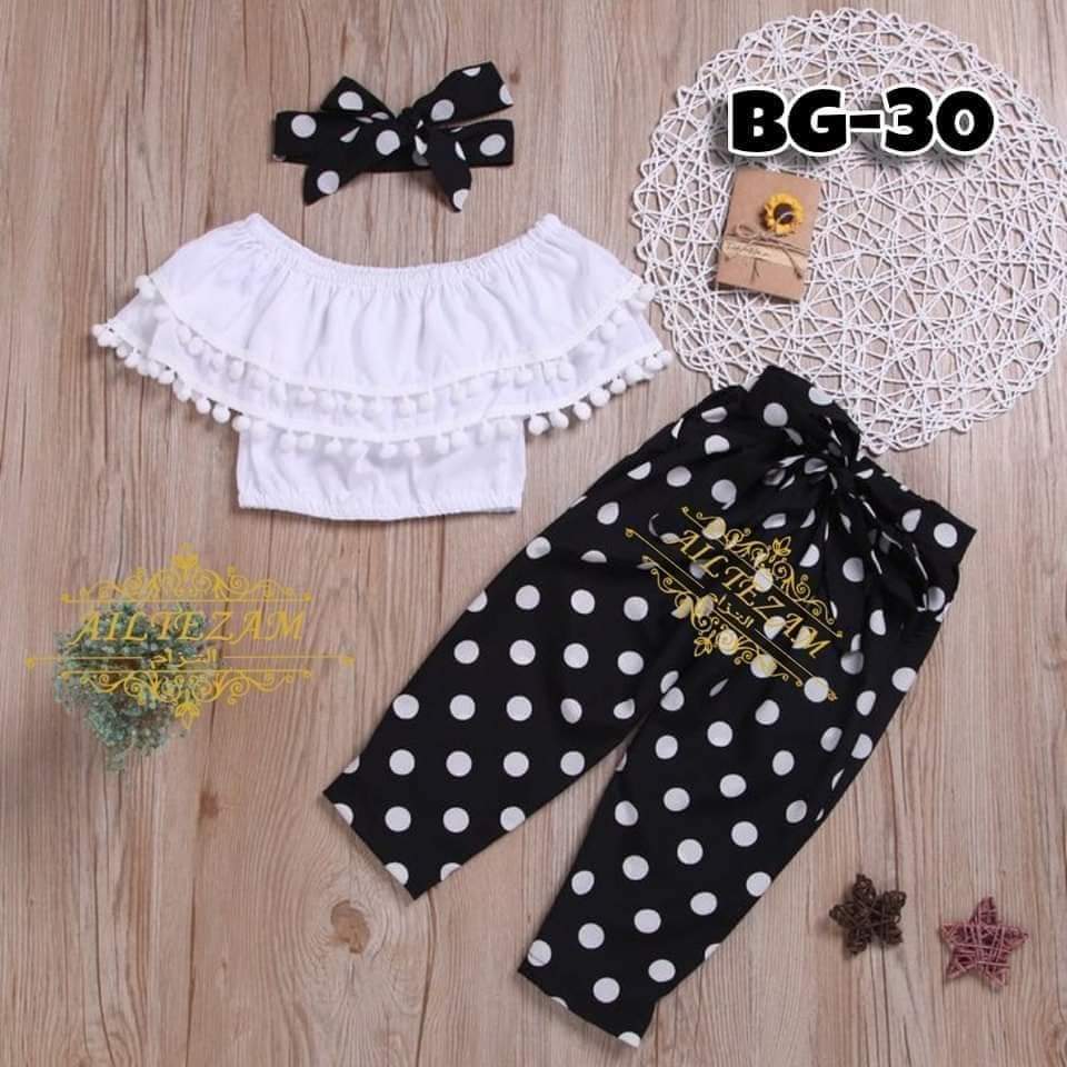 Baby girl Tops & Half pant Set-code-30