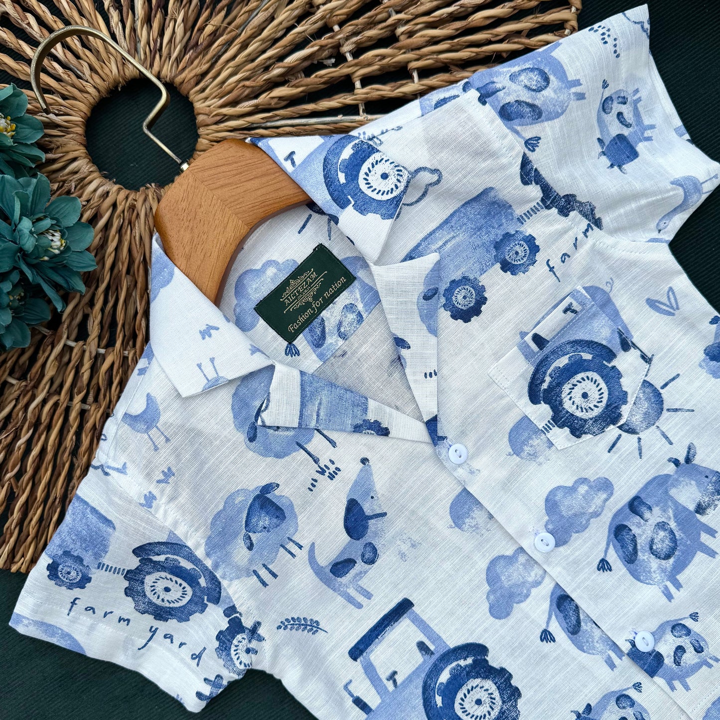 Farm Yard Summer Shirt & Pant Set BS-166