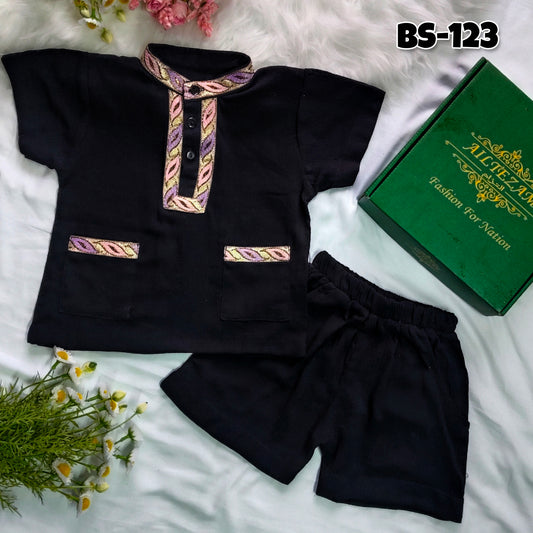 Boys Fotua Shirt & Pant Set-Code-BS-123