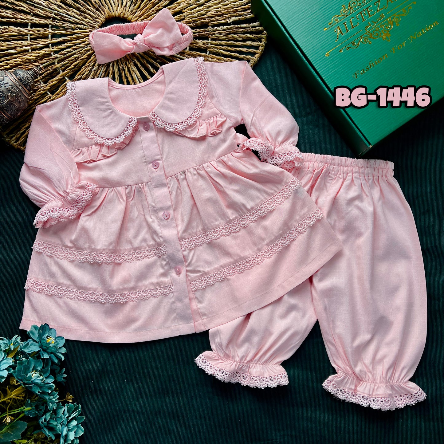 Baby girls full sleeve frock Code-BG-1446