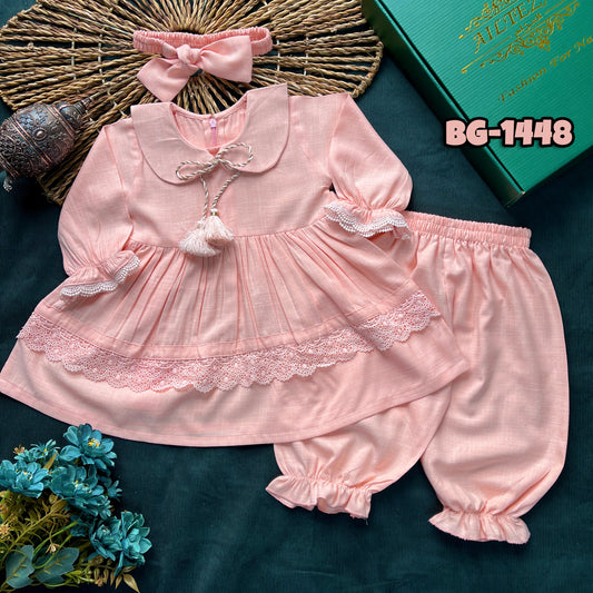 Baby girls full sleeve frock BG-1448