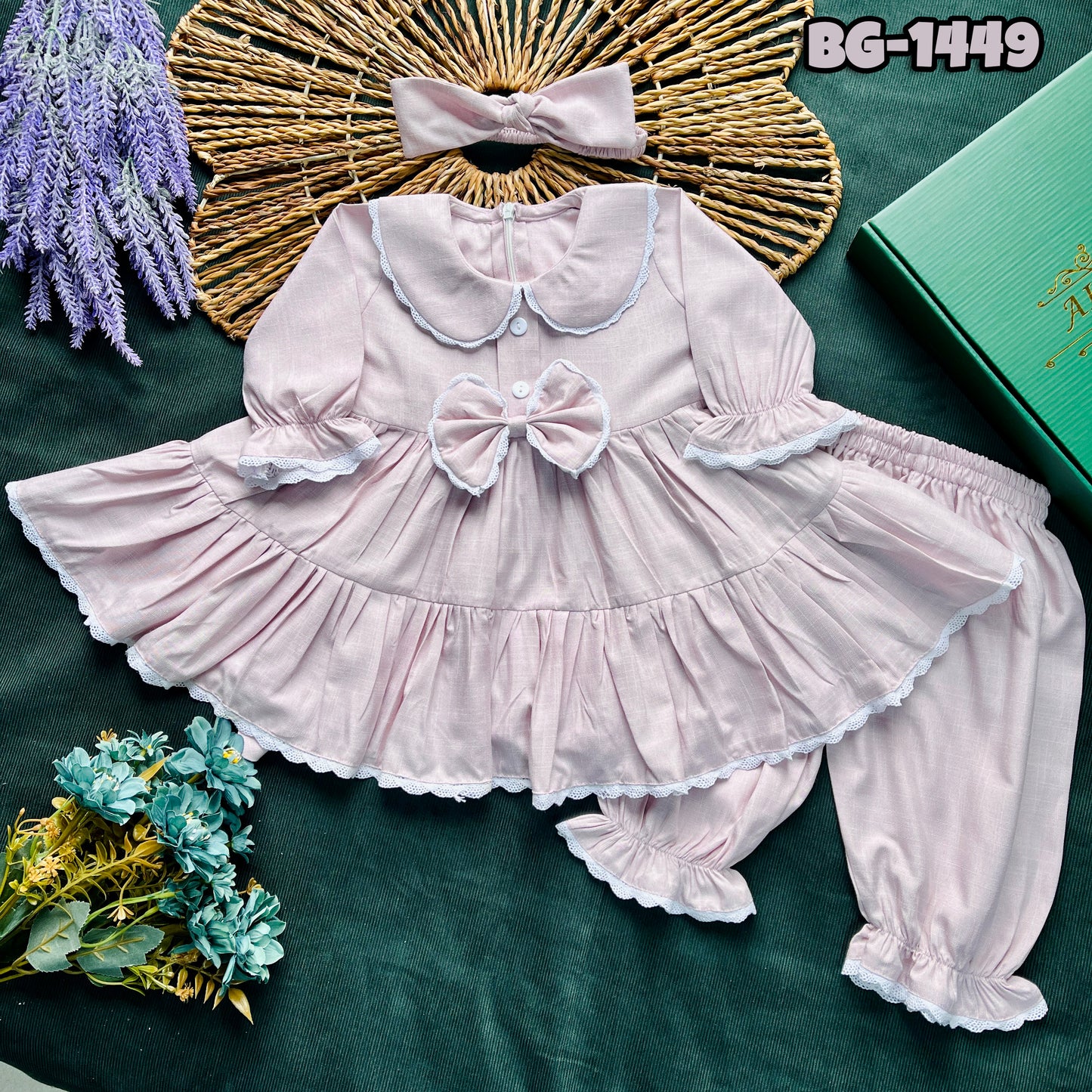 Baby girls full sleeve frock BG-1449