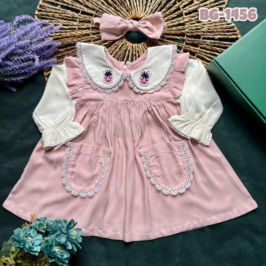 Baby girls full sleeve frock BG-1456
