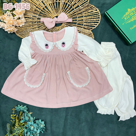 Baby girls full sleeve frock BG-1456