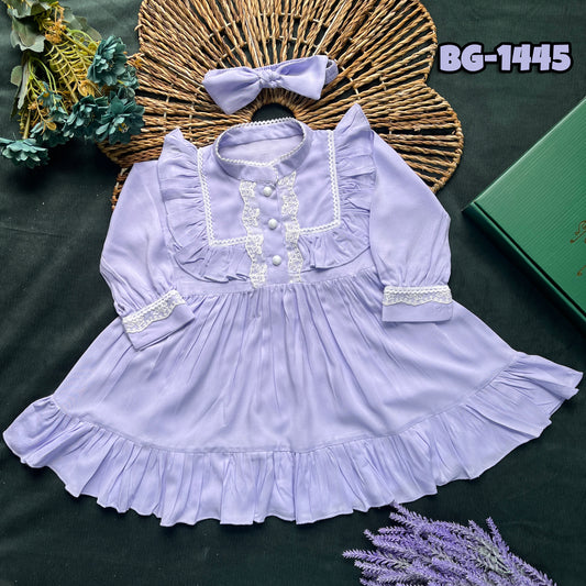 Baby girls full sleeve frock BG-1445